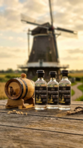 Whisky rijpingsvat 1,5L met Belgian Owl New Make Spirit - Heritage Glasses